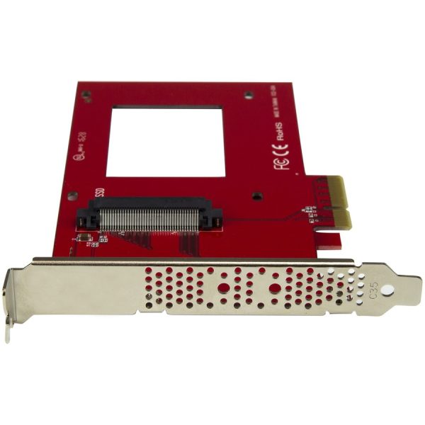 StarTech.com U.2 to PCIe Adapter for 2.5" U.2 NVMe SSD - SFF-8639 PCIe Adapter - x4 PCI Express 4.0 - NVMe PCIe Adapter - U.2 PCIe Card - Image 4