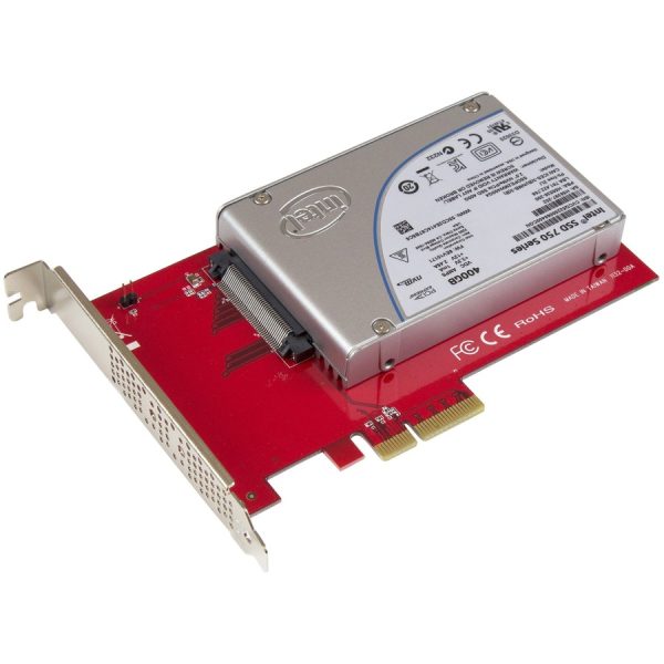 StarTech.com U.2 to PCIe Adapter for 2.5" U.2 NVMe SSD - SFF-8639 PCIe Adapter - x4 PCI Express 4.0 - NVMe PCIe Adapter - U.2 PCIe Card - Image 5