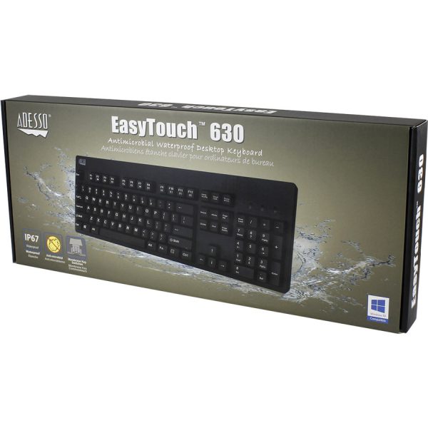 Adesso EasyTouch 630UB - Antimicrobial Waterproof Keyboard - Image 3