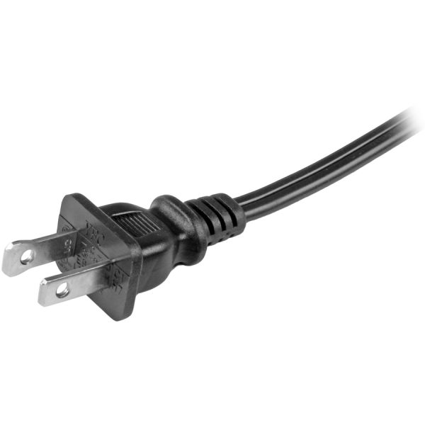 StarTech.com 6ft (2m) Laptop Power Cord, NEMA 1-15P to C7, 7A 125V, 18AWG, Laptop Replacement Power Cord, Power Brick Cable, UL Listed - Image 3