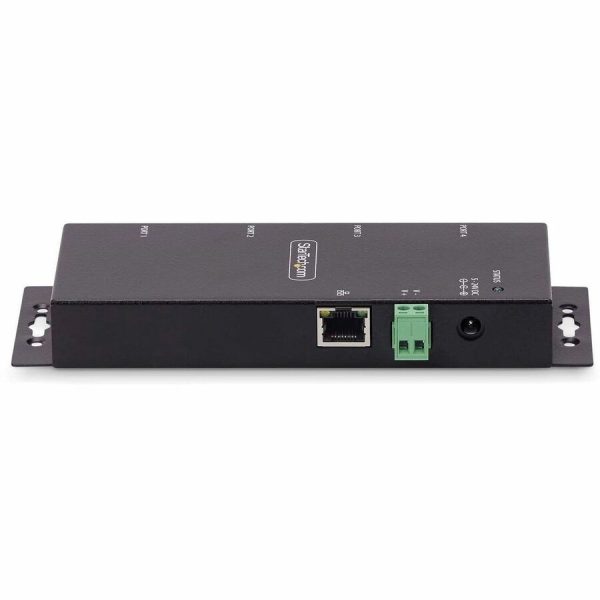 StarTech.com 4-Port Serial to Ethernet Adapter, IP Serial Device Server For Remote RS232 Devices, Wall/DIN Rail Mount, LAN To DB9 Converter - Image 4