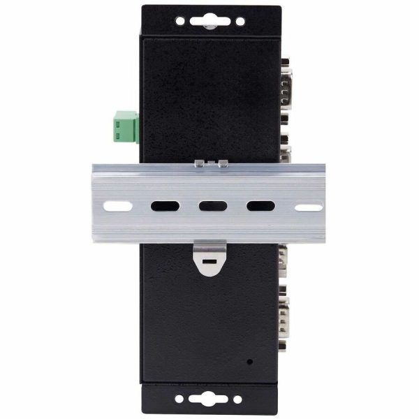 StarTech.com 4-Port Serial to Ethernet Adapter, IP Serial Device Server For Remote RS232 Devices, Wall/DIN Rail Mount, LAN To DB9 Converter - Image 6