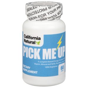 California Natural Pick Me Up Vitamin - 60 Capsules