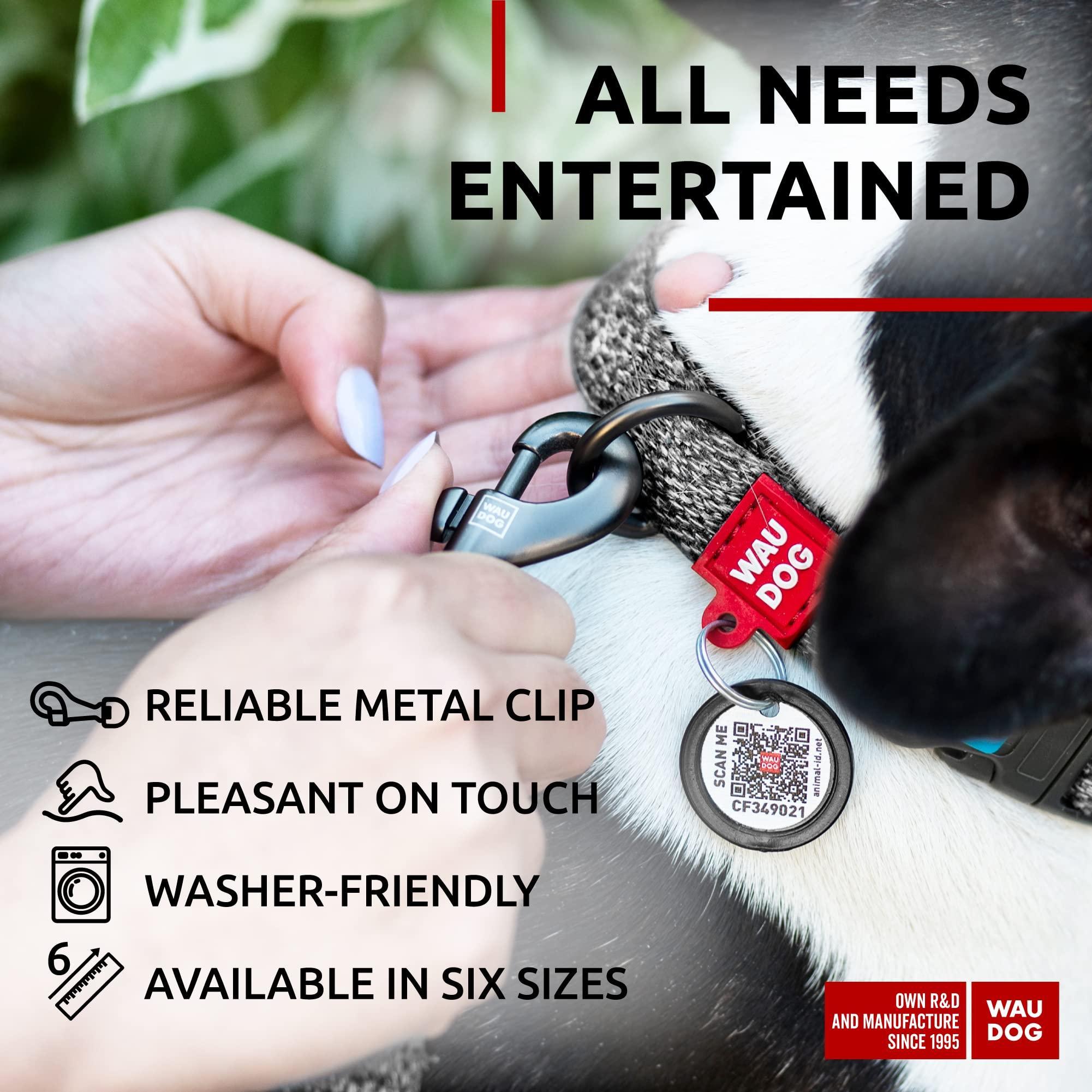 WAUDOG Recycled Cotton Dog Leash 6 Ft   10 Ft Eco Friendly Collar for Small Medium & Large Dogs   Reflective Dog Leash for Medium Dogs   Strong Leashes for Large Breed Dogs Puppy Leash for Small Dogs - Image 4