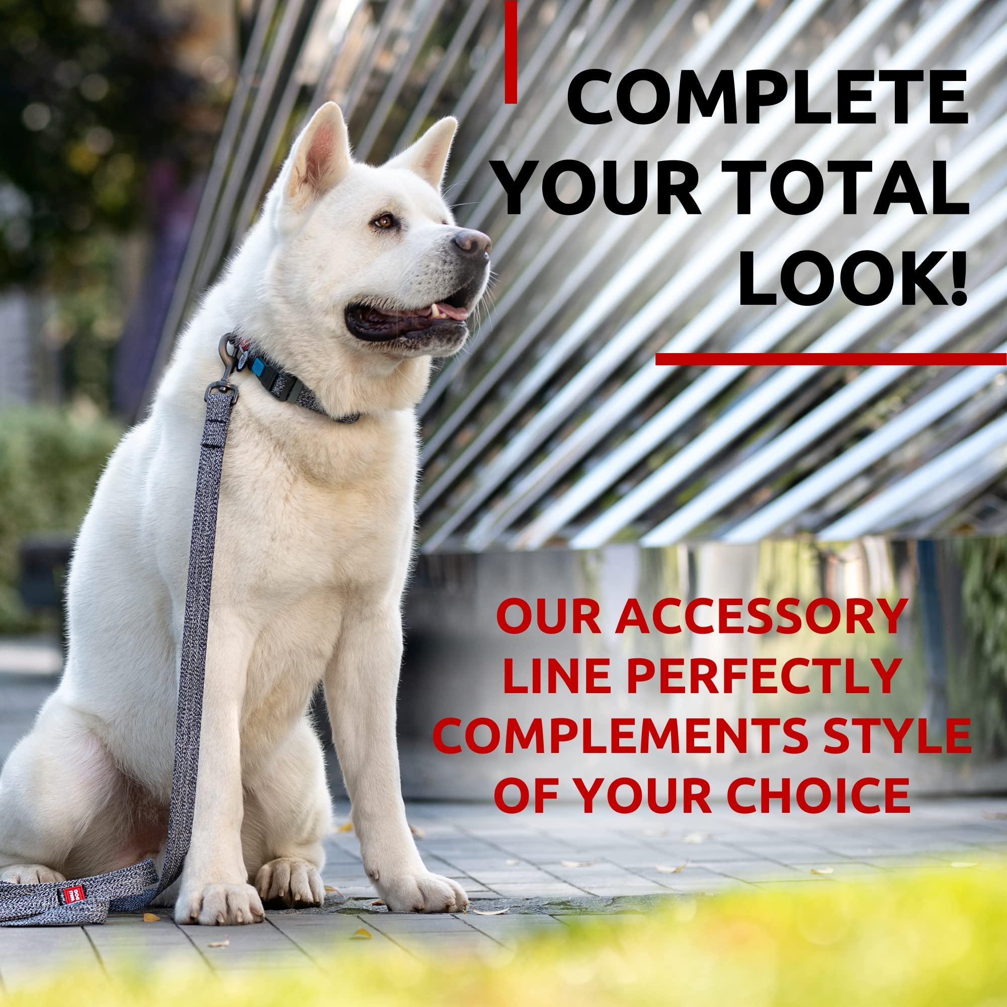 WAUDOG Recycled Cotton Dog Leash 6 Ft   10 Ft Eco Friendly Collar for Small Medium & Large Dogs   Reflective Dog Leash for Medium Dogs   Strong Leashes for Large Breed Dogs Puppy Leash for Small Dogs - Image 5