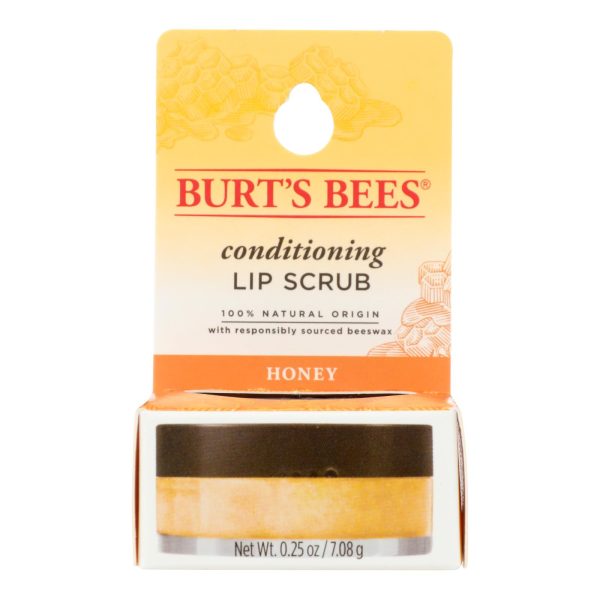 Burt's Bees Conditioning Lip Scrub With Honey - Case of 4 - .25 OZ