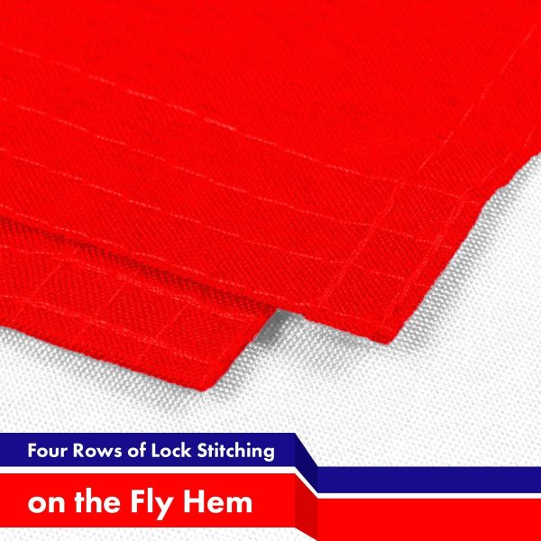 G128 10-Pack: Trump 2024 "Take America Back" Red Flag 3x5 FT 150D Polyester - Image 5
