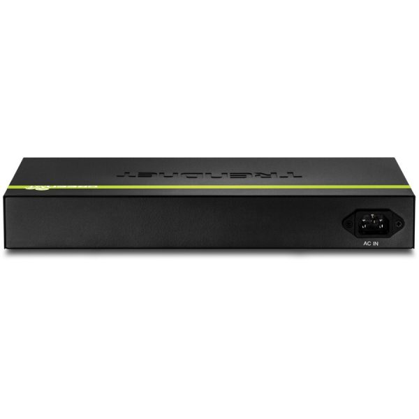 TRENDnet 10-Port Gigabit Web Smart PoE+ Switch, 8 x PoE+ Gigabit Ports, 2 x Gigabit Ethernet Ports, 2 x Shared SFP Slots, 75W Total Power Budget, Rack Mountable, Lifetime Protection, Black, TPE-1020WS - Image 2