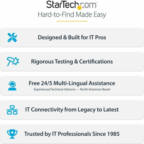 StarTech.com 20in (50cm) HDMI 2.1 Cable, Certified Ultra High Speed HDMI Cable 48Gbps, 8K 60Hz HDR10+, 8K HDMI Cord, TV/Monitor/Display - Image 9