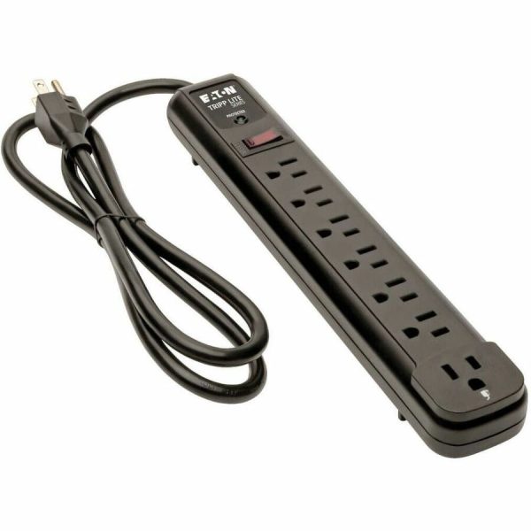 Eaton Tripp Lite Series Protect It! 7-Outlet Surge Protector, 6 Right-Angle Outlets, 4 ft. (1.22 m) Cord, 1080 Joules, Diagnostic LED, Black Housing - Image 7