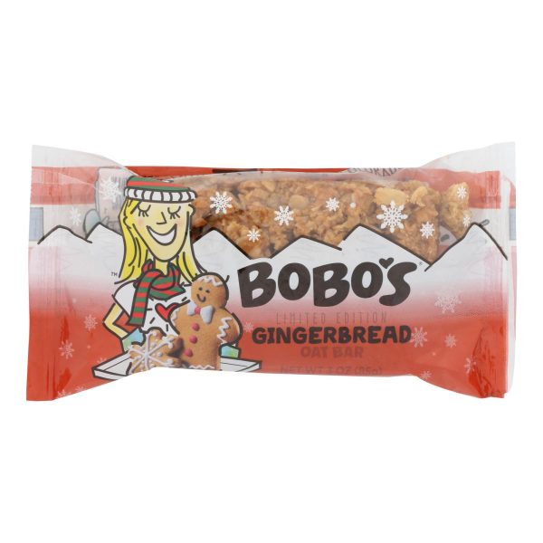 Bobo's Oat Bars - Bars - Gingerbread - Case of 12 - 3 oz. - Image 3