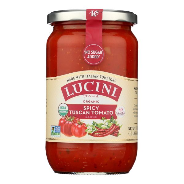 Lucini Italia - Pasta Sauce Organic Spicy Tuscan - Case of 6-24 Fluid Ounces - Image 3