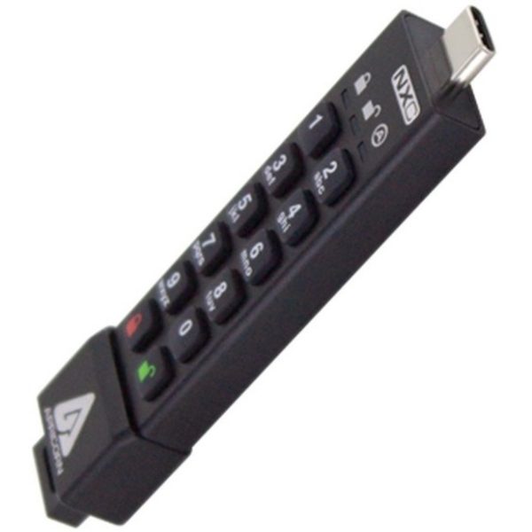 Apricorn Aegis Secure Key 3NXC 128GB USB 3.2 (Gen 1) Type C Flash Drive - Image 3