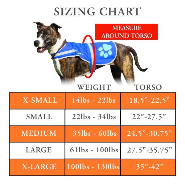 Dog Reflective Vest – Multiple Color Options with Hi Vis Fluorescent Visibility Helping to Safeguard Your Pet On Off Leash in Urban & Rural Areas. - Image 2