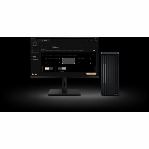 Asus ProArt Station PD5 PD500TE-PH766 Desktop Computer - Intel Core i7 13th Gen i7-13700 - 32 GB - 1 TB SSD - Tower - Black - Image 3