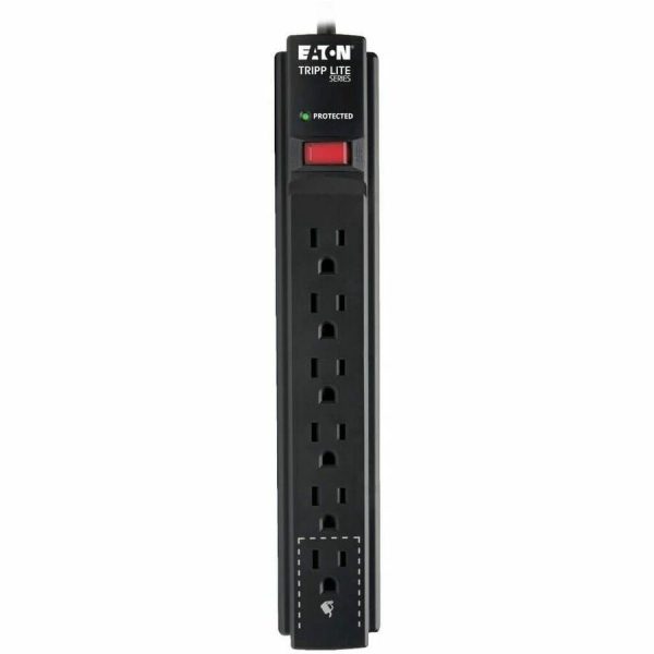 Eaton Tripp Lite Series Protect It! 6-Outlet Surge Protector, 15 ft. Cord, 790 Joules, Black Housing - Image 6