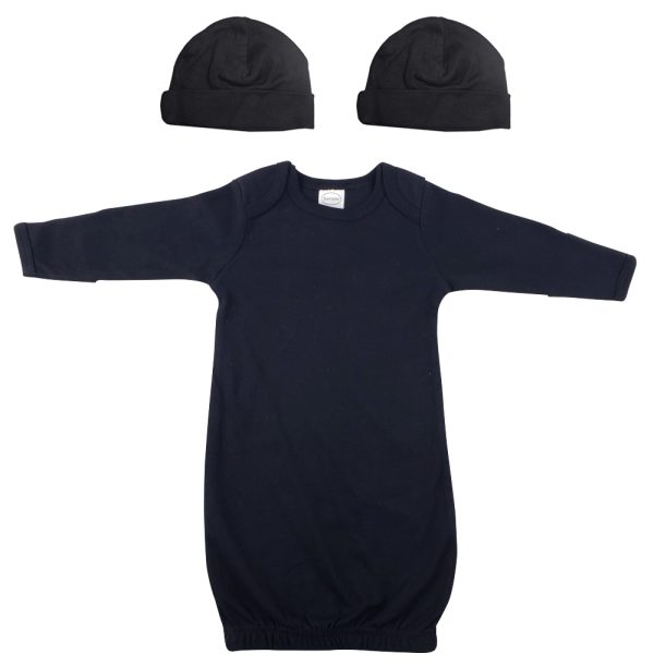 Unisex Newborn Baby 3 Piece Gown Set Nc_0848
