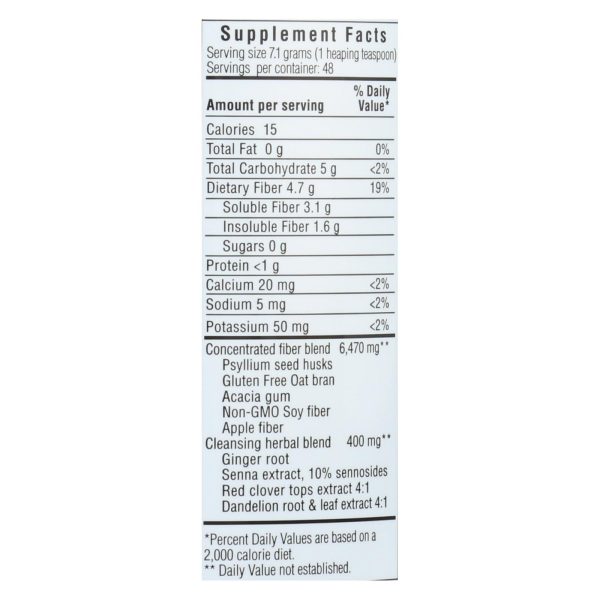 Yerba Prima Fiber Plus Powder Apple Spice - 12 oz - Image 3