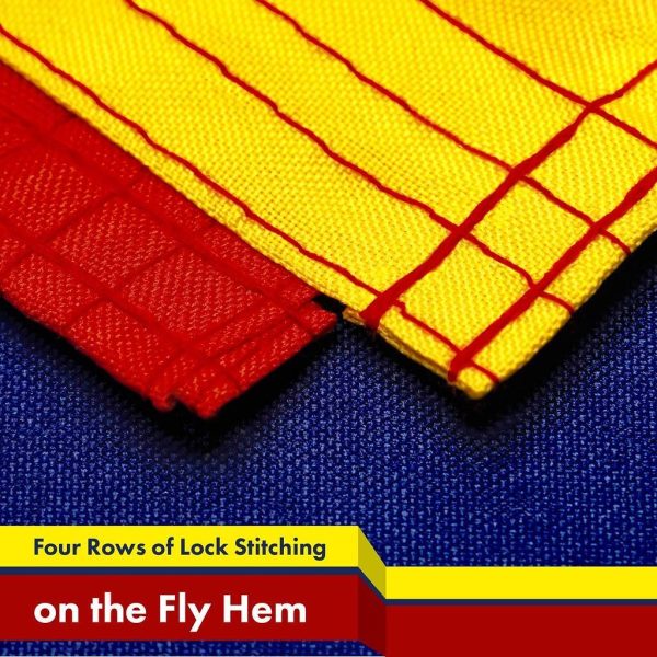 G128 3 Pack: Venezuela Venezuelan Flag | 3x5 Ft | Printed 150D Polyester - Indoor/Outdoor, Vibrant Colors, Brass Grommets, Quality Polyester, Much Thicker More Durable Than 100D 75D Polyester - Image 5