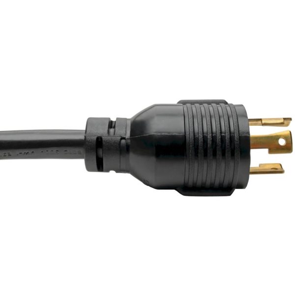 Eaton Tripp Lite Series Power Extension Cord, NEMA L6-30P to NEMA L6-30R - Heavy-Duty, 30A, 250V, 10 AWG, 8 ft. (2.43 m), Black - Image 3