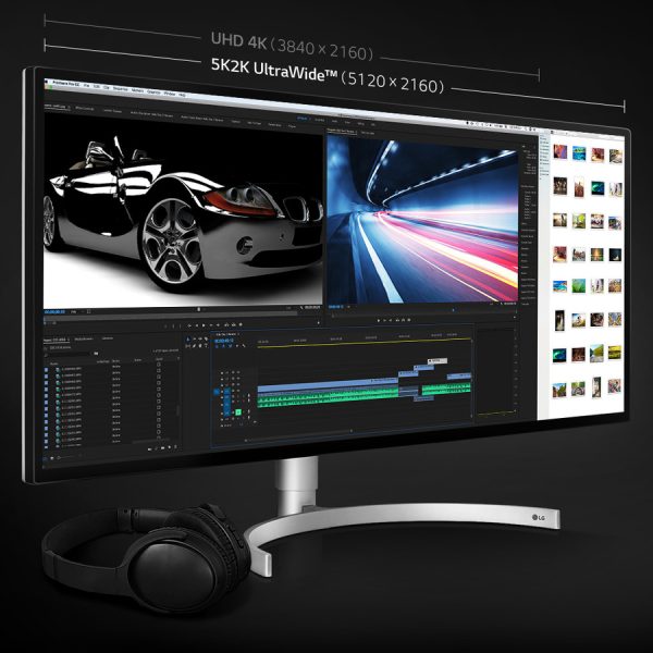 LG Ultrawide 34BK95U 34" Class Double Full HD (DFHD) LCD Monitor - 21:9 - Black, Silver - Image 7