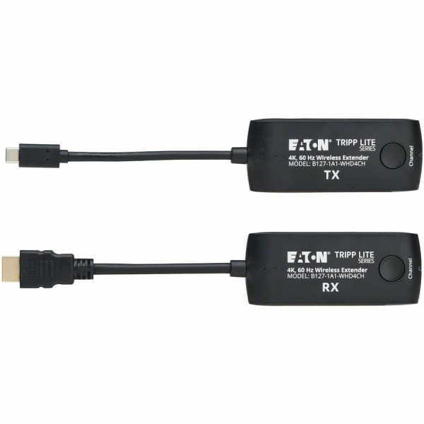 Eaton Tripp Lite Series USB-C to HDMI over Wireless Extender Kit, 4K 60 Hz, Wireless USB-C to HDMI, Switchable Channel, Up to 65 ft. (20 m) - Image 3