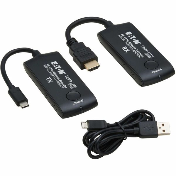 Eaton Tripp Lite Series USB-C to HDMI over Wireless Extender Kit, 4K 60 Hz, Wireless USB-C to HDMI, Switchable Channel, Up to 65 ft. (20 m) - Image 8