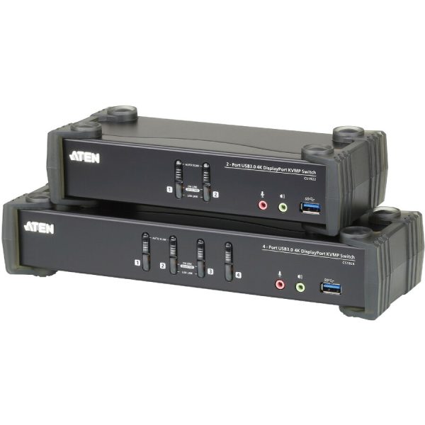 ATEN 2-Port USB 3.0 4K DisplayPort KVMP Switch-TAA Compliant - Image 2