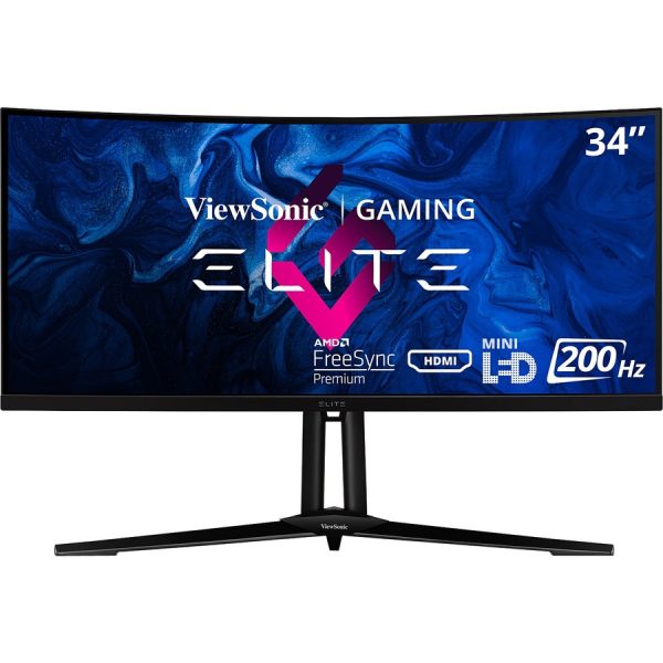 ViewSonic XG341C-2K 34 Inch 1440p 21:9 Curved Gaming Monitor 1ms, 200Hz, FreeSync Premium Pro, Mini LED, HDMI 2.1, USB C, HDR1400 - Image 11