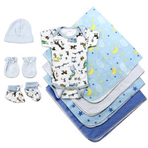 Newborn Baby Boys 8 Pc  Baby Shower Gift Set Ls_0076