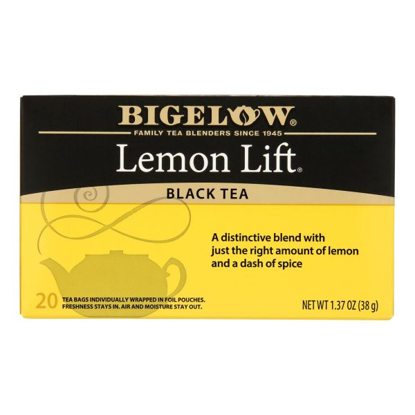 Bigelow Tea Lemon Lift Black Tea - Case of 6 - 20 Bags - Image 2