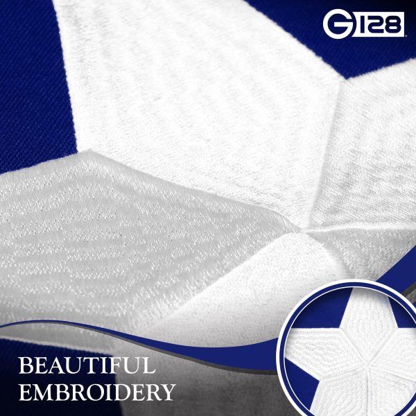 G128 Texas State Flag | 8x12 Ft | StormFlyer Series Embroidered 220GSM Spun Polyester | Embroidered Design, Indoor/Outdoor, Brass Grommets, Heavy Duty, All Weather - Image 4