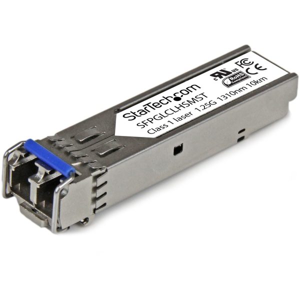 StarTech.com Gigabit Fiber SFP Transceiver Module - Cisco GLC-LH-SM Compatible - SM/MM LC - 10km / 550m - 10 Pack - 1000Base-LX/LH - Mini-GBIC - Image 2