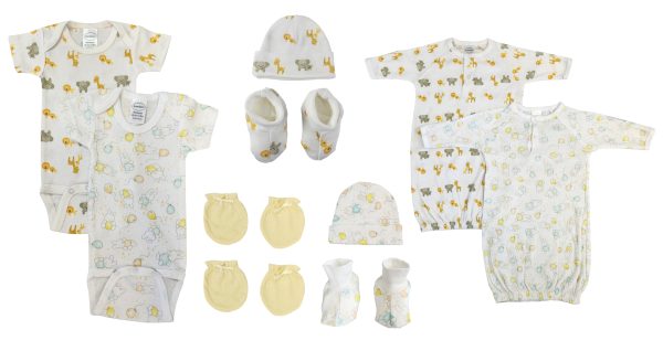Unisex Newborn Baby 10 Pc  Sets Nc_0668