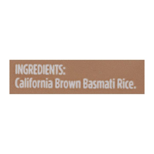 Lundberg Family Farms Organic Brown Basmati Rice - Case of 6 - 2 lb. - Image 2