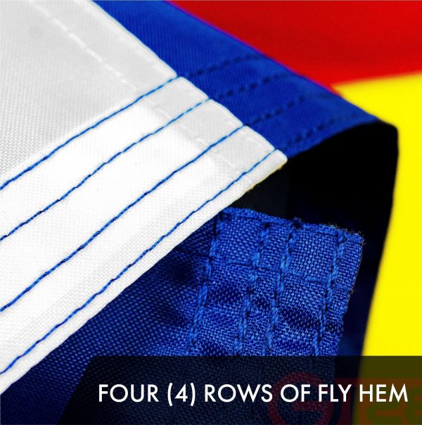 G128 Colorado State Flag | 2x3 Ft | ToughWeave Series Embroidered 300D Polyester | Embroidered Design, Indoor/Outdoor, Brass Grommets - Image 5