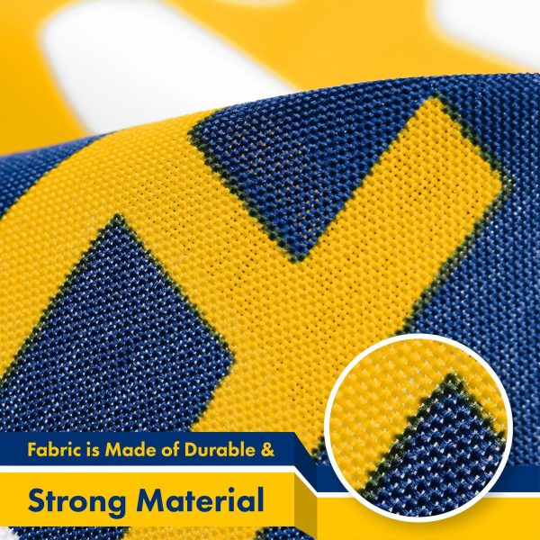 G128 5 Pack: Rhode Island RI State Flag | 3x5 Ft | LiteWeave Pro Series Printed 150D Polyester | Indoor/Outdoor, Vibrant Colors, Brass Grommets, Thicker and More Durable Than 100D 75D Polyester - Image 4