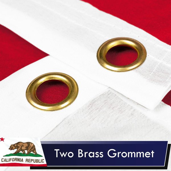 California CA State Flag 3x5 Ft 10-Pack Printed Polyester By G128 - Image 2