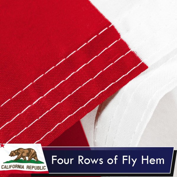 California CA State Flag 3x5 Ft 10-Pack Printed Polyester By G128 - Image 5