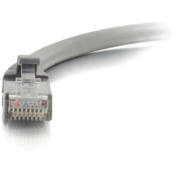 C2G 1ft Cat6a Snagless Unshielded (UTP) Network Patch Ethernet Cable-Gray - Image 3