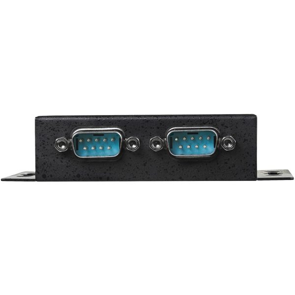 StarTech.com USB to Serial Adapter â€" 2 Port â€" Wall Mount â€" Din Rail Clips â€" Industrial â€" COM Port Retention â€" FTDI â€" DB9 - Image 3