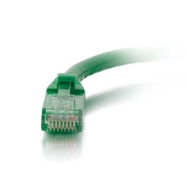 C2G 10ft Cat6a Snagless Unshielded (UTP) Ethernet Cable - Cat6a Network Patch Cable - PoE - Green - Image 2