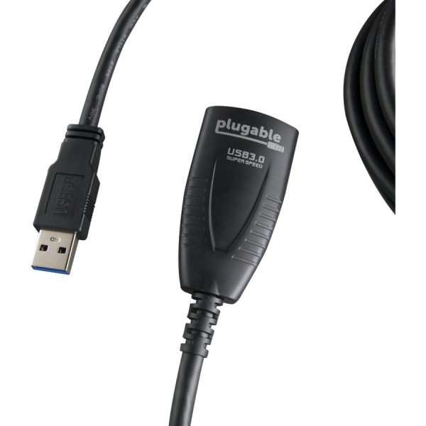 Plugable 5 Meter (16 Foot) USB 3.0 Active Extension Cable - Image 3