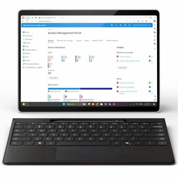 Microsoft Surface Pro 11 Copilot+ PC Tablet - 13" - Qualcomm Snapdragon X Elite - 32 GB - 1 TB SSD - Windows 11 Pro - Platinum - Image 3