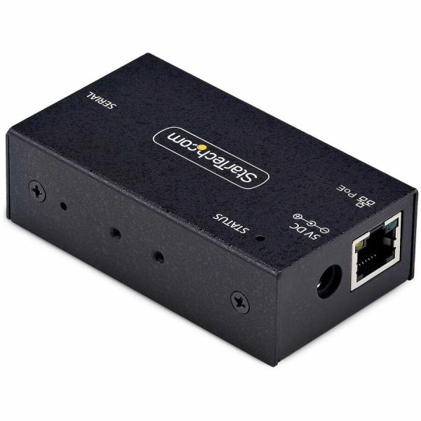 StarTech.com 1-Port Serial to Ethernet Adapter, 802.3af PoE Powered Serial Device Server, Wall/DIN Rail Mount, LAN To DB9 Converter, TAA - Image 8