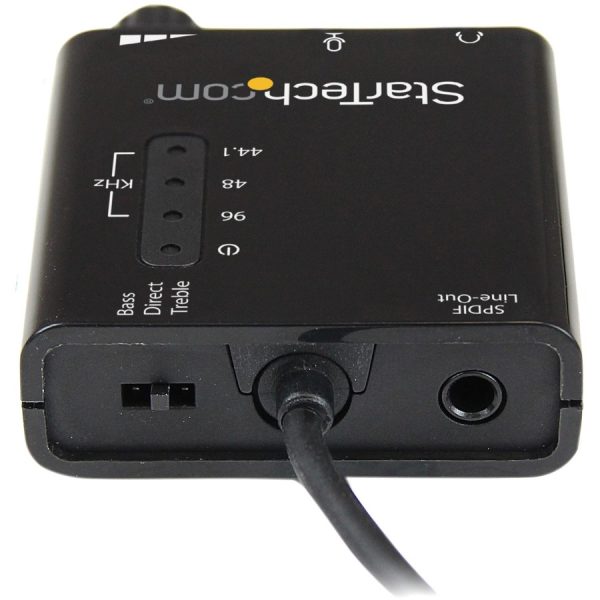 StarTech.com USB Stereo Audio Adapter External Sound Card with SPDIF Digital Audio - Image 4