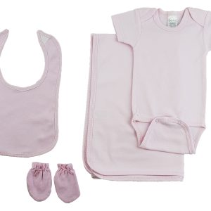 Girls 4 Piece Pink  Set Cs_0189