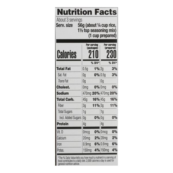 Lundberg Family Farms Organic Whole Grain Yellow Rice - Case of 6 - 6 oz. - Image 2
