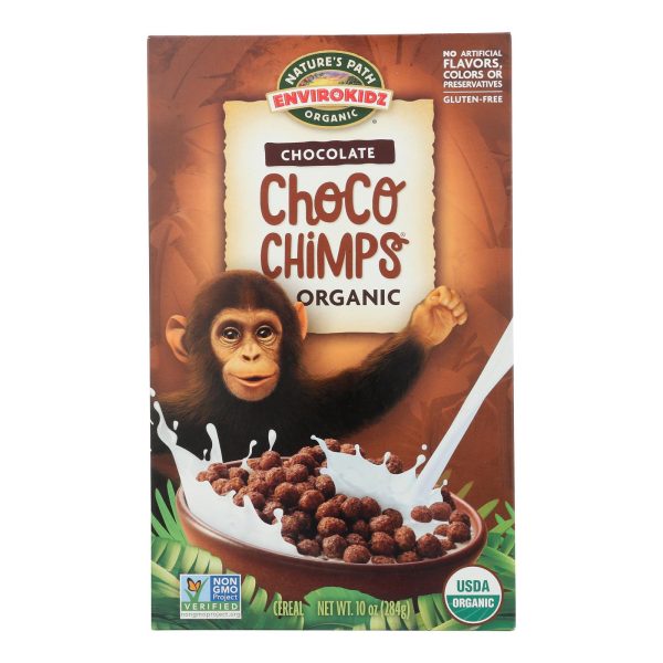 Envirokidz - Organic Cereal - Choco Chimps - Case of 12 - 10 oz. - Image 2