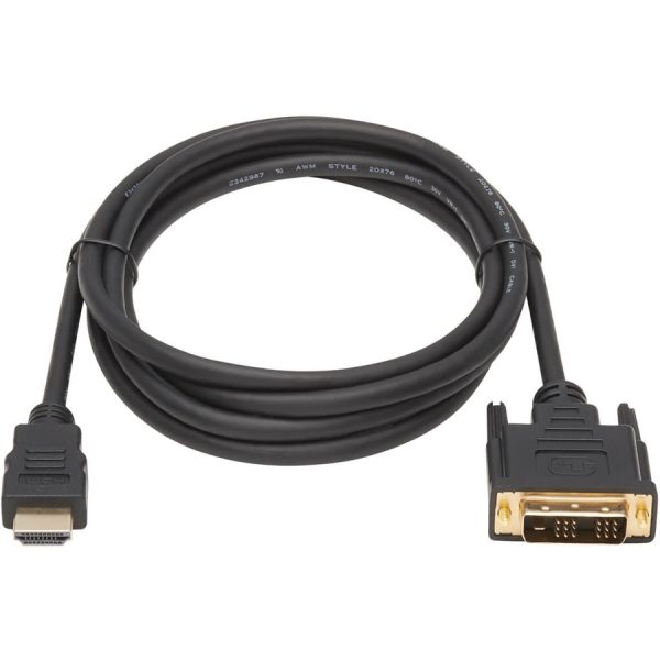 Eaton Tripp Lite Series Safe-IT HDMI to DVI-D Single-Link Antibacterial Adapter Cable (M/M), 1080p 60 Hz, Black, 6 ft. (1.8 m) - Image 2